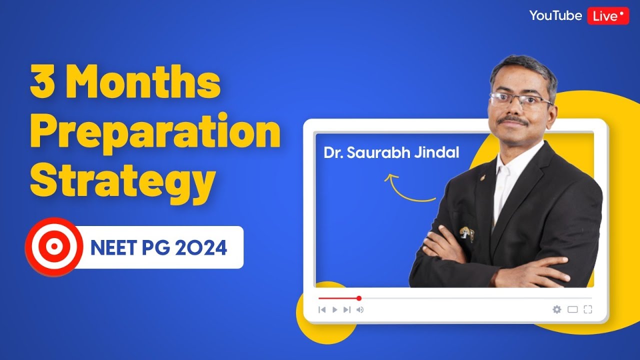 NEET PG 2024: 3 Months Preparation Strategy with Dr. Saurabh Jindal | DBMCI