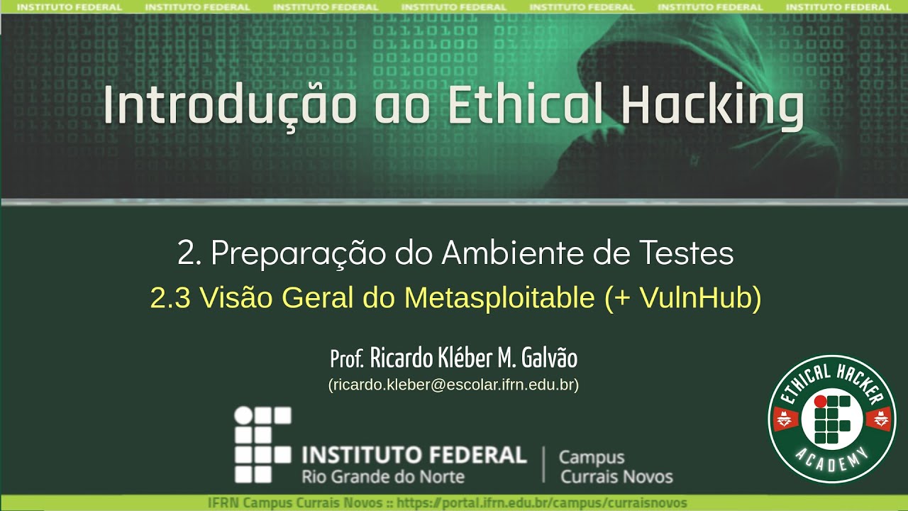 [EHA/IFRN] IEH – 2.3 Visão Geral do Metasploitable (+ VulnHub)