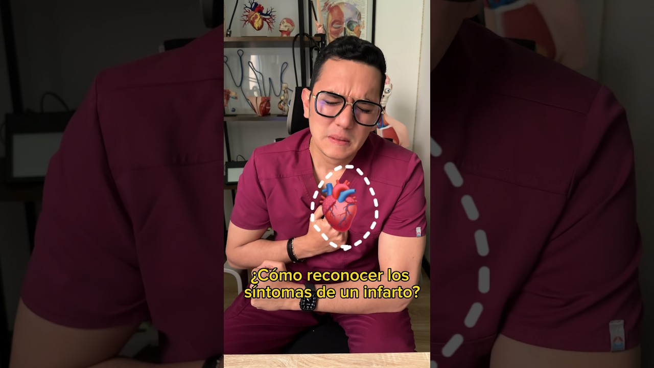 S&iacute;ntomas de alarma de infarto parte 1 | Dr. William Guerrero #medicina #shorts