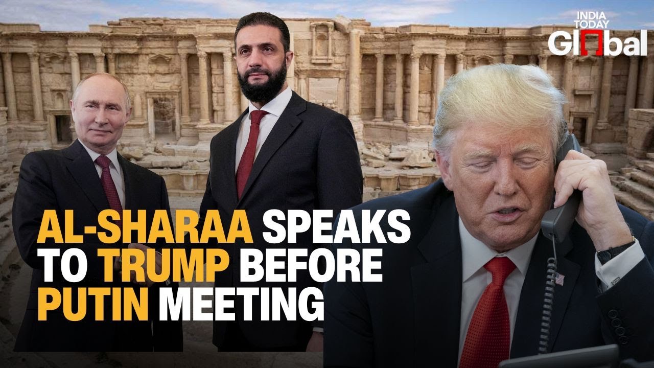 Trump & Syria's Al-Sharaa Make Historic Peace Push in Diplomatic Breakthrough Call