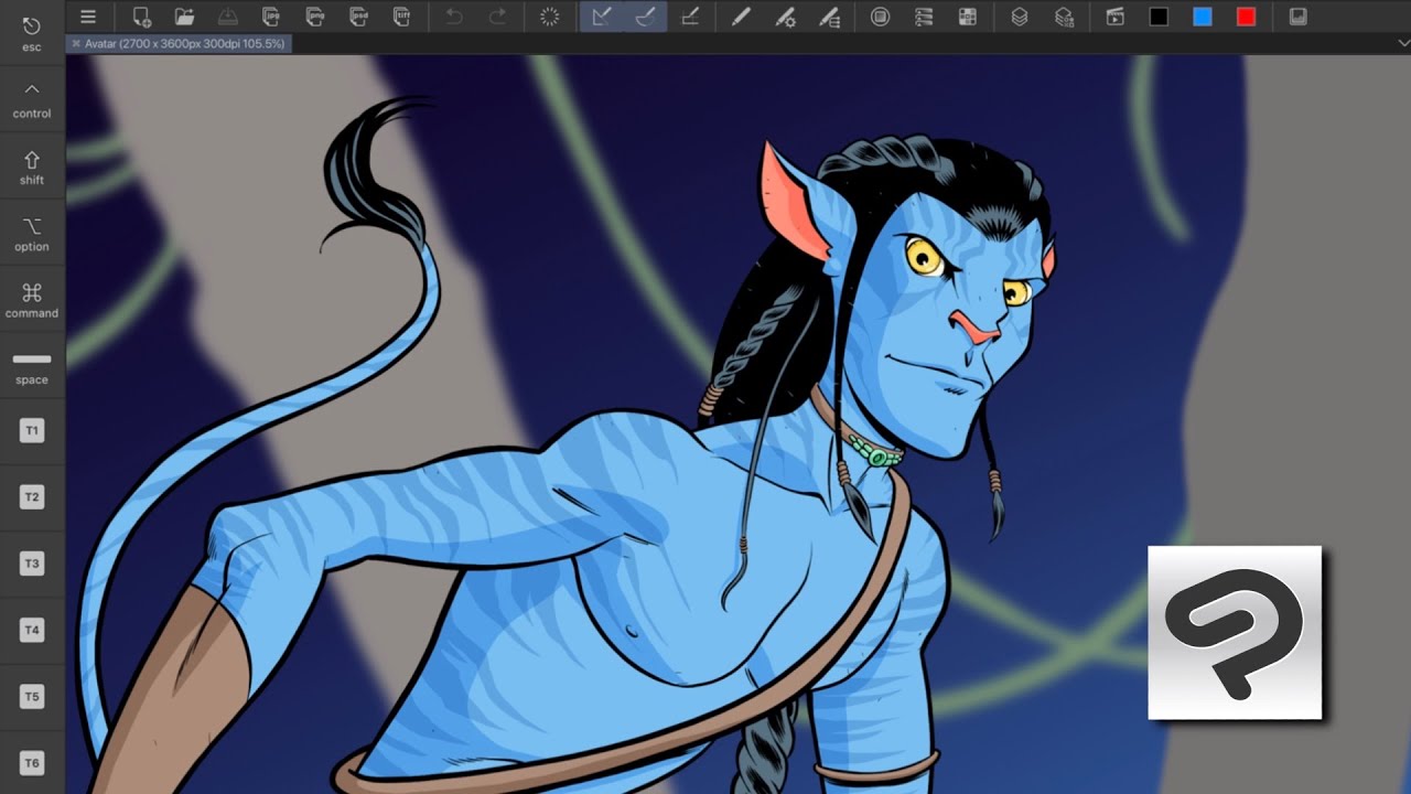 How to get a SUPER Clean Workspace in Clip Studio Paint on iPad Pro