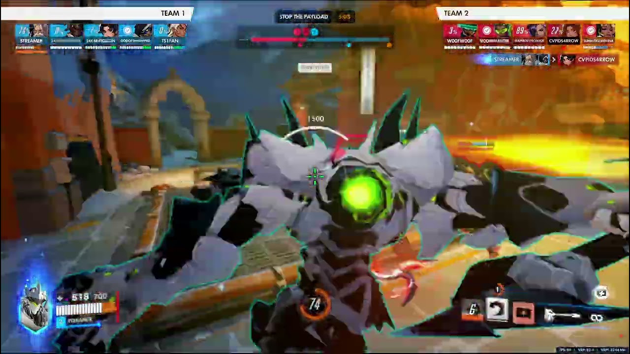 overwatch - reinhardt peeler playstyle. thought domina barrier lasts for 8 seconds, thought wrong.