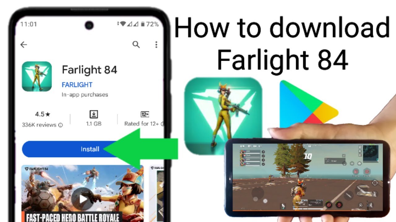 How to download Farlight 84 in Android || Install & login Farlight 84 in Google Play Store on mobile