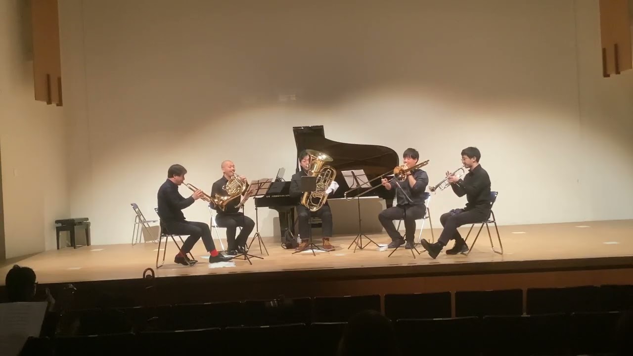 金管五重奏曲第二番/ヴィクトール・エヴァルト　Brass Quintet №2/Victor Ewald【金管アンサンブル】