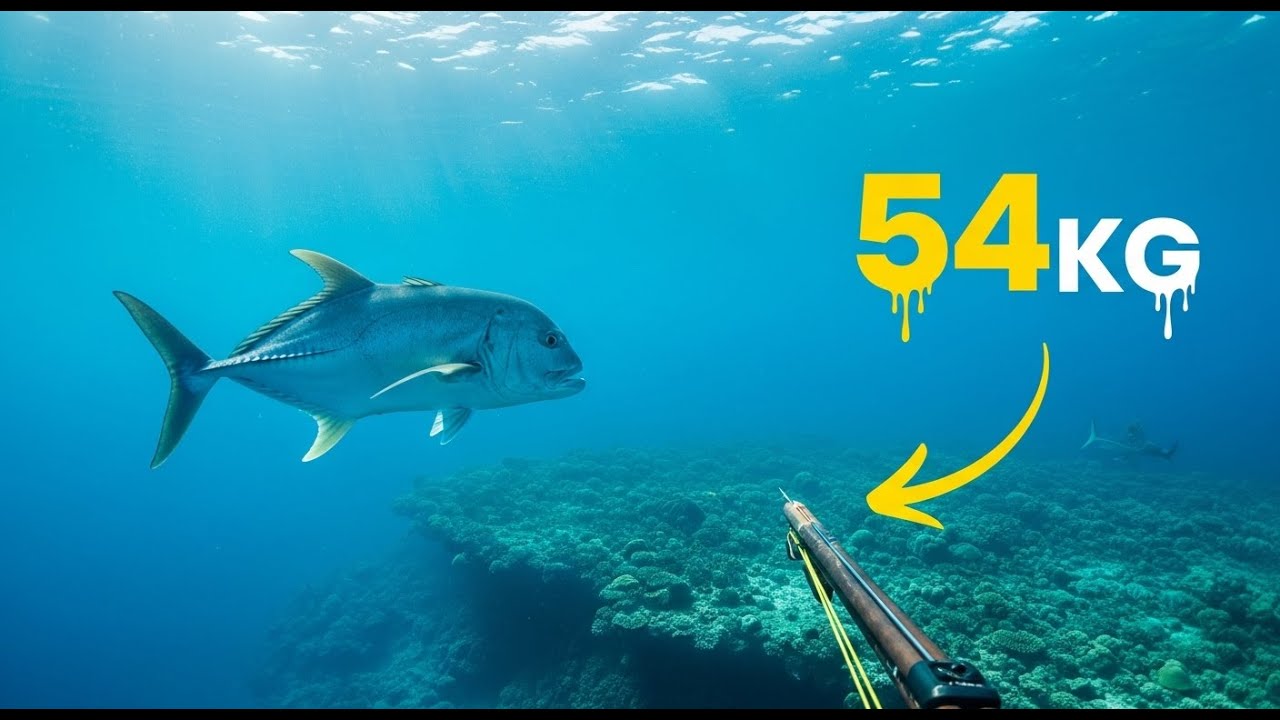 119lb Giant Trevally Spearfishing Disaster | The Worst Ending You Never Expect