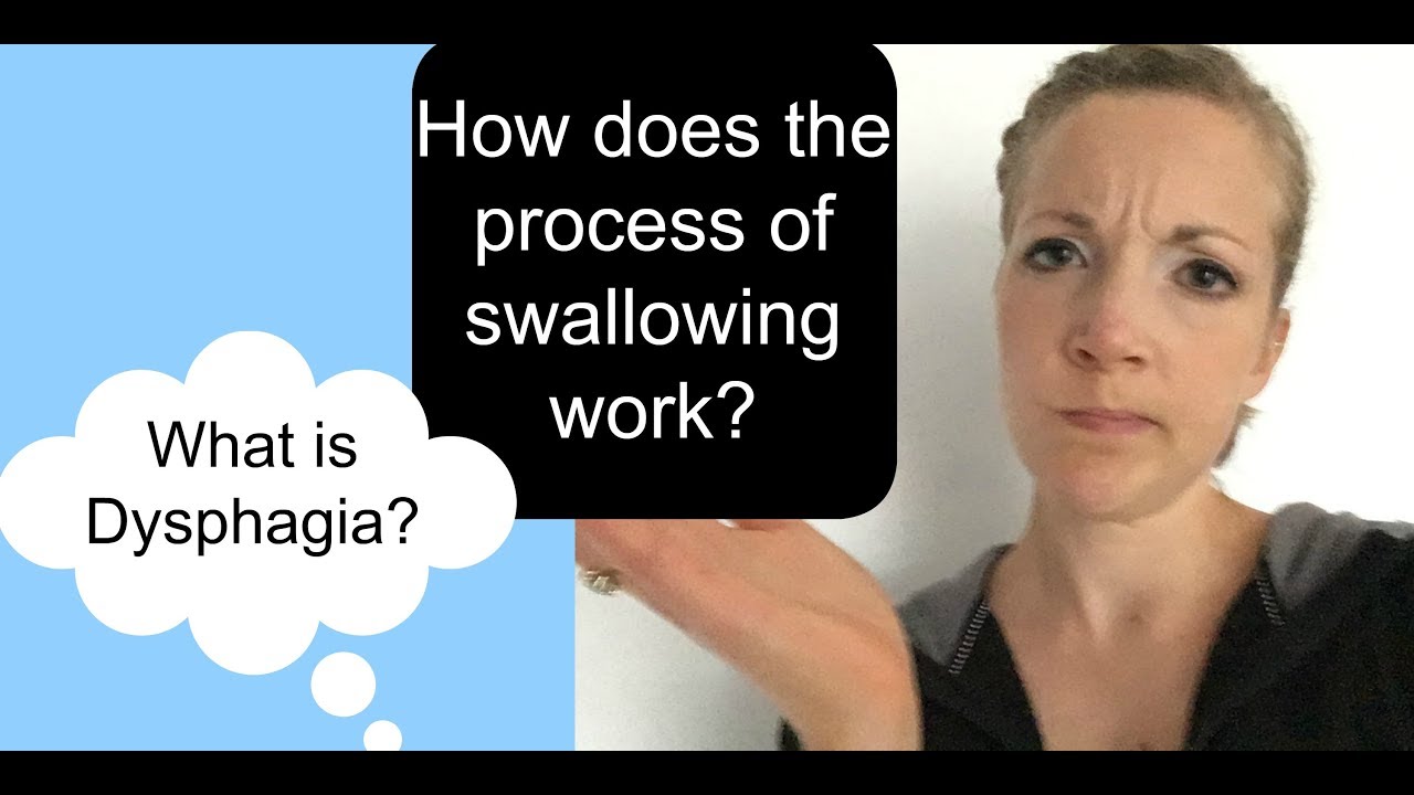 What is dysphagia and how does the process of swallowing work?