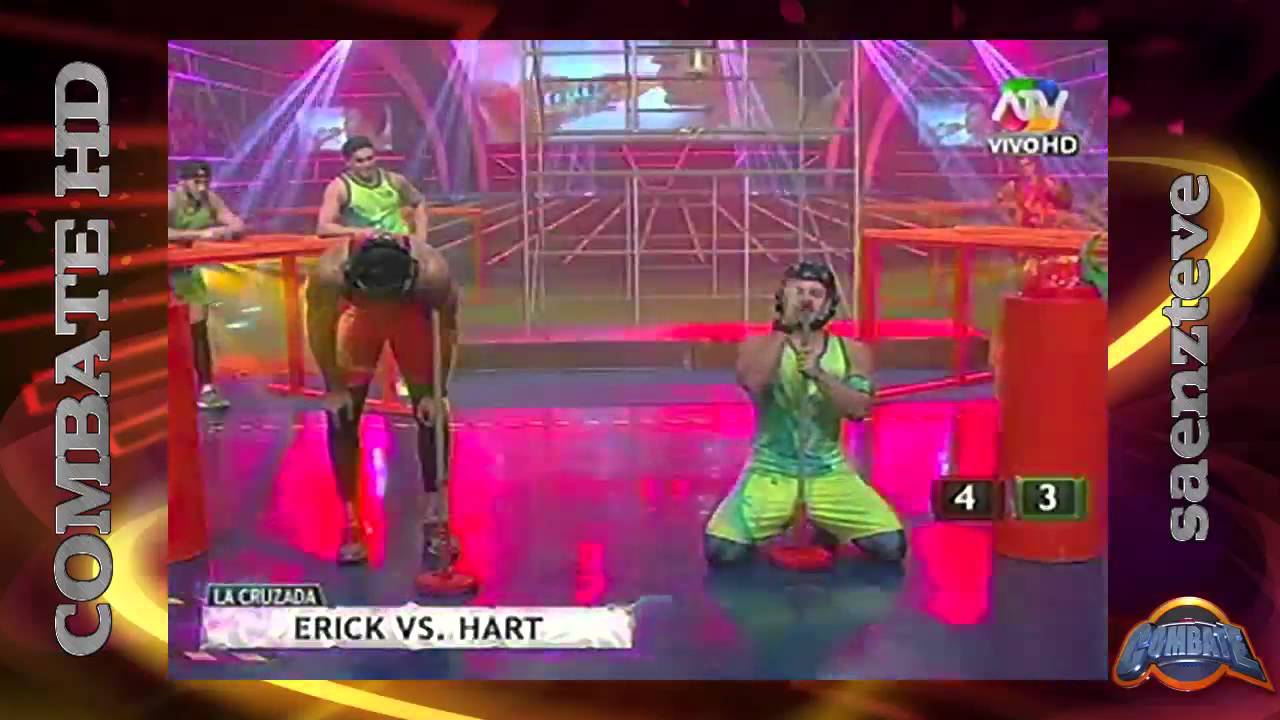 COMBATE 12/08/2014 Mario Hart Humilla a Erick Sabater Durante la competencia.