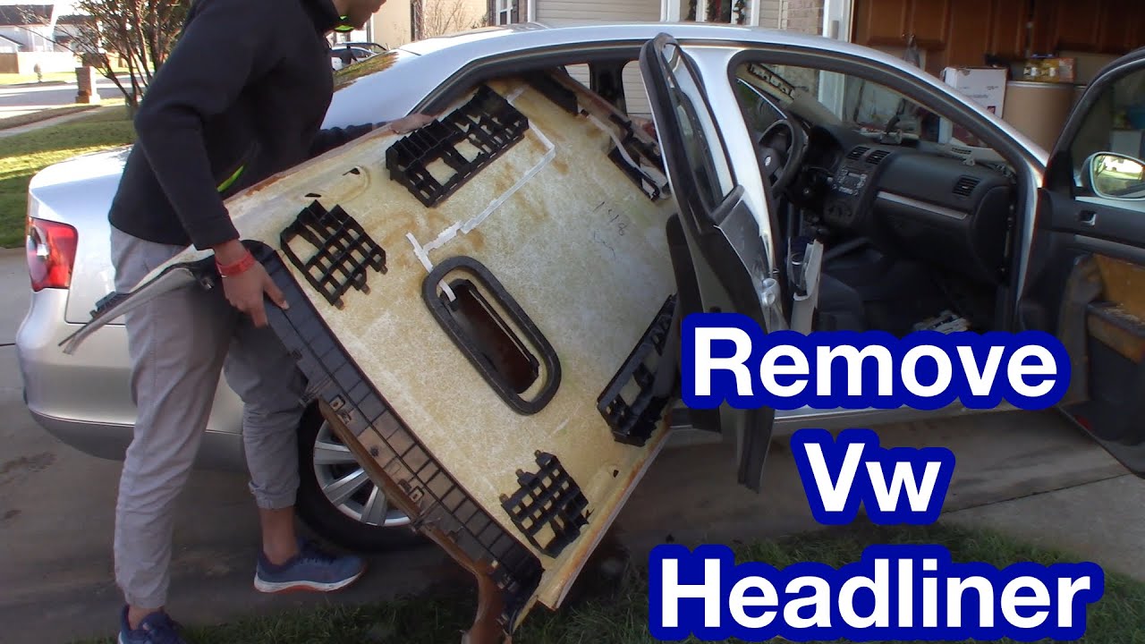 How to Remove your Headliner on Your Vw Jetta (part 1)