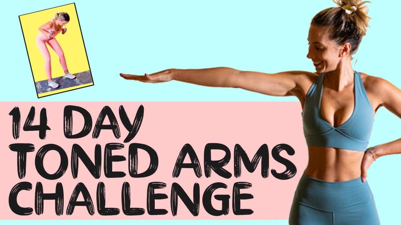 14 DAY TONED ARMS CHALLENGE | Banish Arm Fat & Bingo Wings Workout