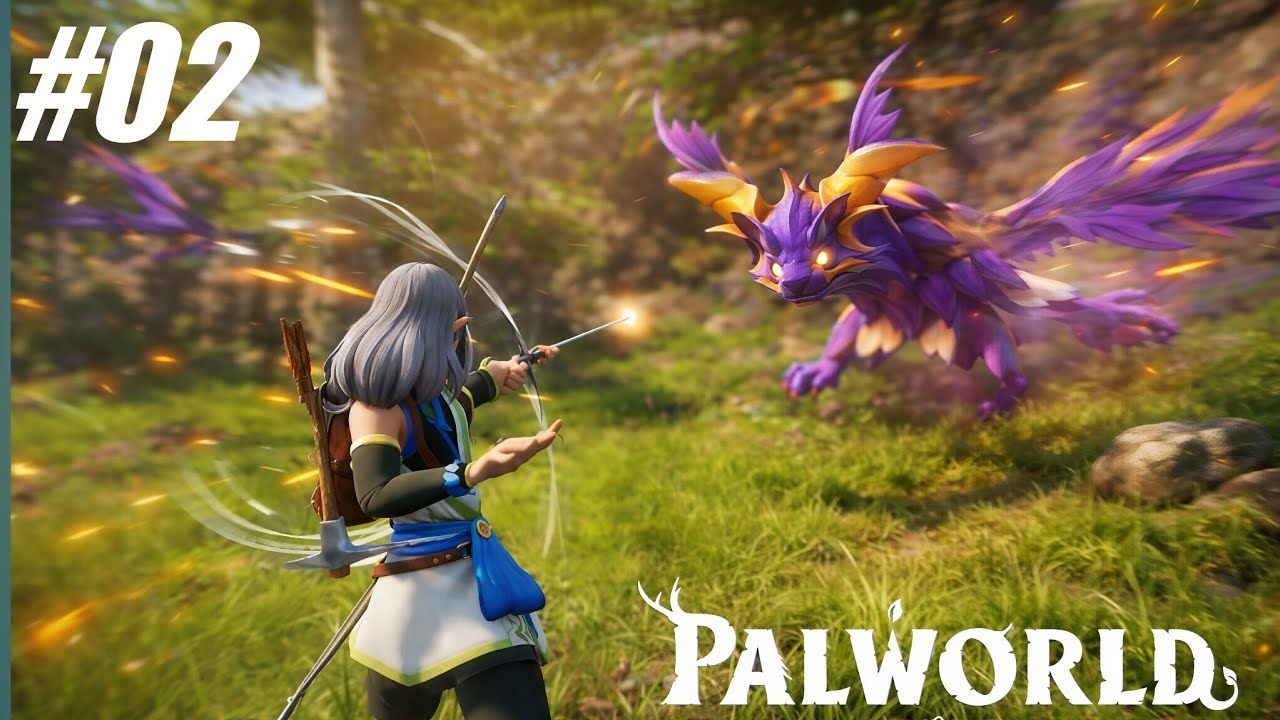Palworld Episode 2 – I Caught My First Strong Rare Pal! 😱🔥