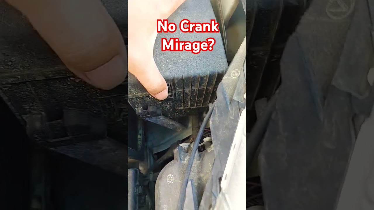 Mitsubishi Mirage Starter Relay Location.