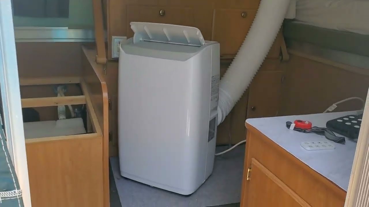 How we added air conditioning to our pop up camper