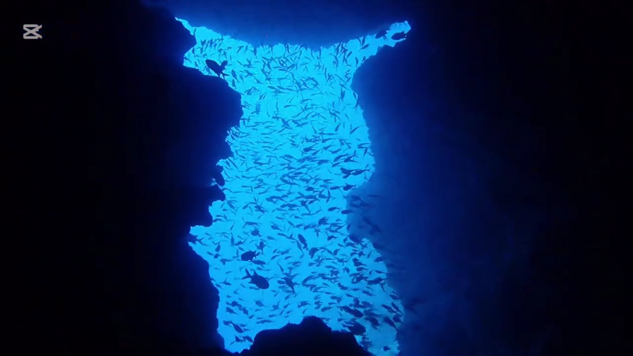 Okinawa diving -dream hole