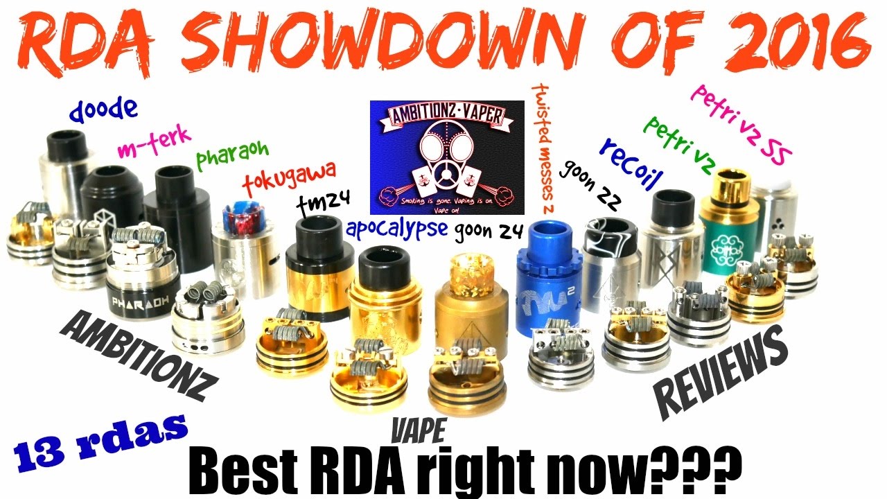 BEST RDA SHOWDOWN of November 2016 {13 Different RDAS}