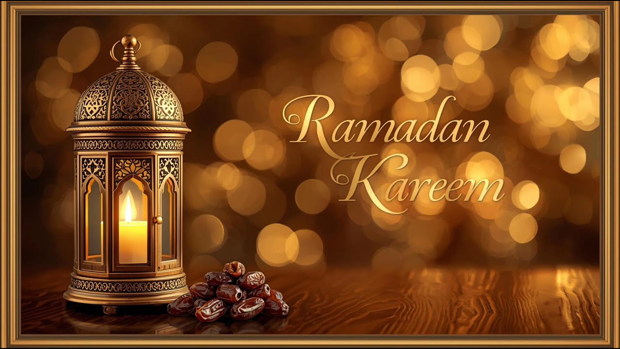 Golden Blessings of Ramadan 🌙 | Art Frame Screensaver | Full HD 1080p 