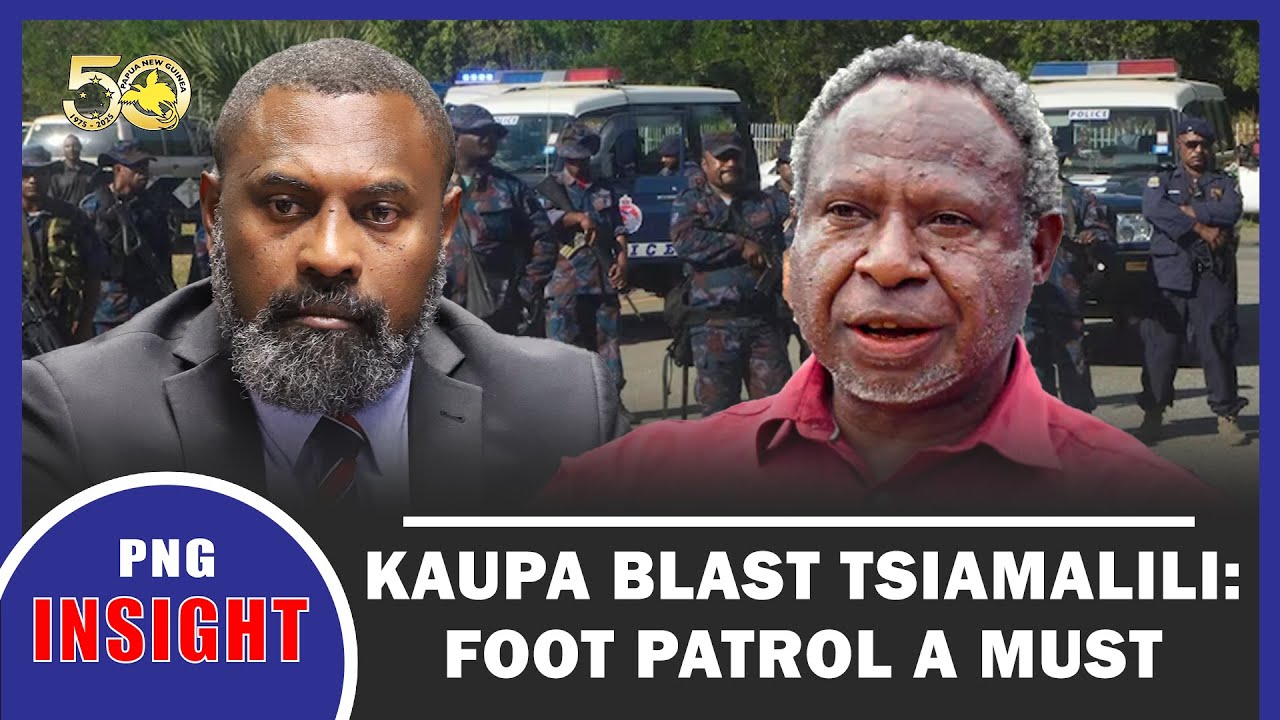 Kaupa Blasts Police Minister: Foot Patrols a Must