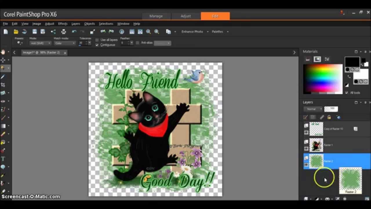 How I add sparkles to pictures that I put together (Tutorial)