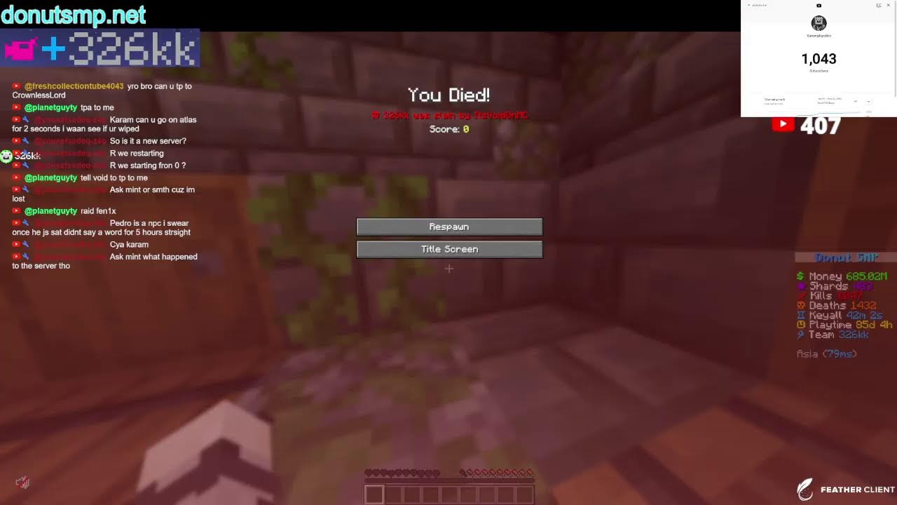 🔴Donut Smp Live🔴 | GAMBLING | ROAD TO 1B