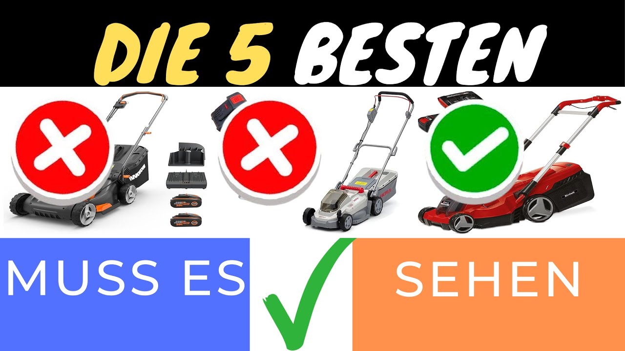 DIE 3 BESTEN AKKURASENMÄHER MIT MULCHFUNKTION 2025 🌱⚡️ | VERGLEICH & TEST!