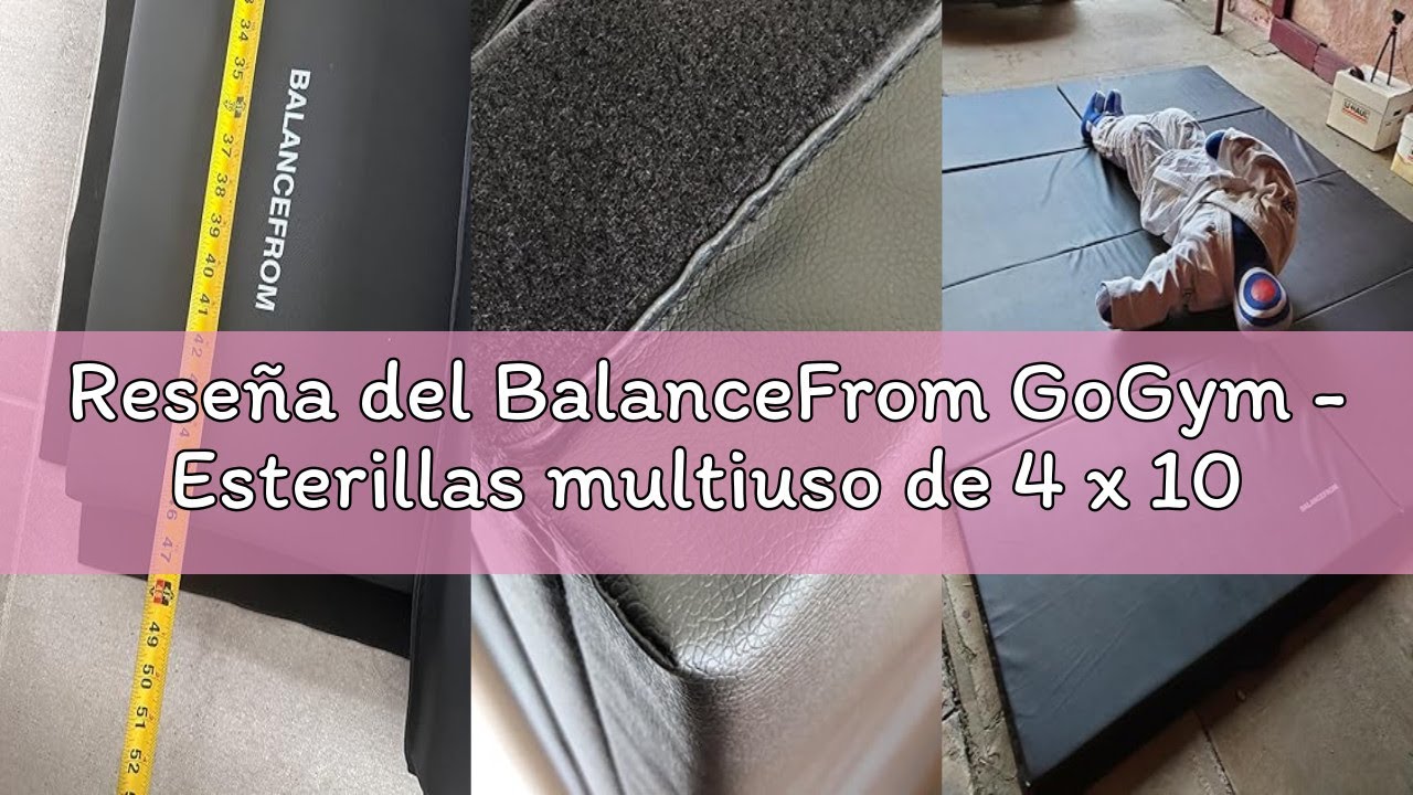 Reseña del BalanceFrom GoGym - Esterillas multiuso de 4 x 10 x 2 pulgadas, extra gruesas, de alta de