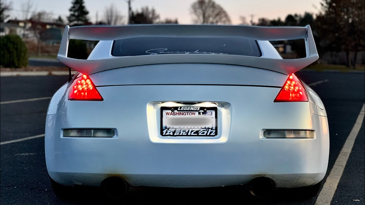 350z gets a new WING!!