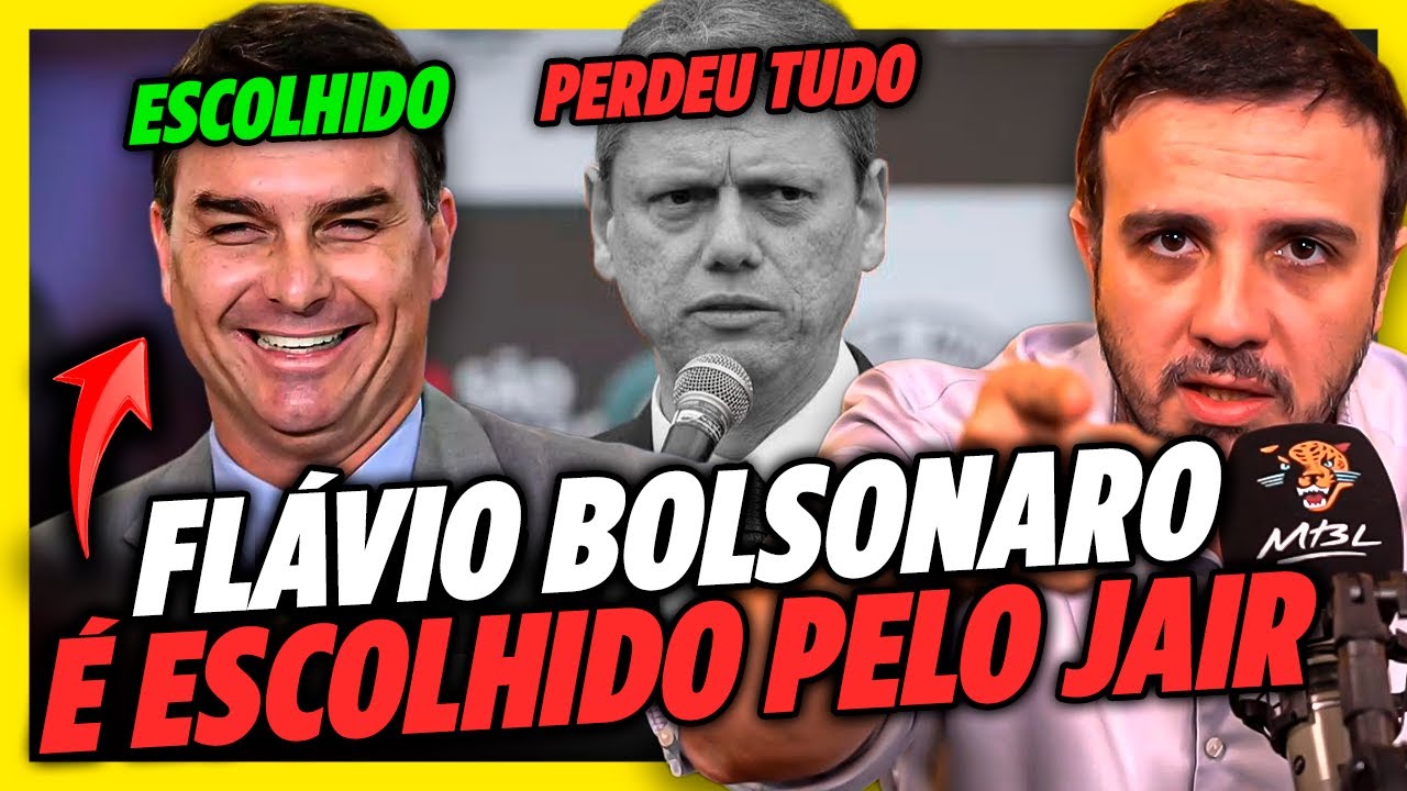 FL&Aacute;VIO BOLSONARO &Eacute; O INDICADO POR JAIR A PRESID&Ecirc;NCIA | Cortes do @MBLiveTV