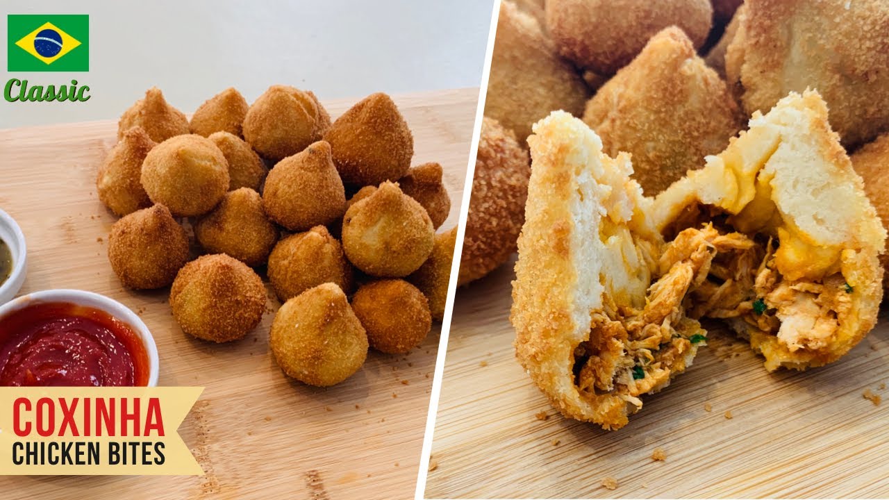 Brazilian Coxinha Chicken Bites | Chicken Croquettes | Party Food | Street Food Snack