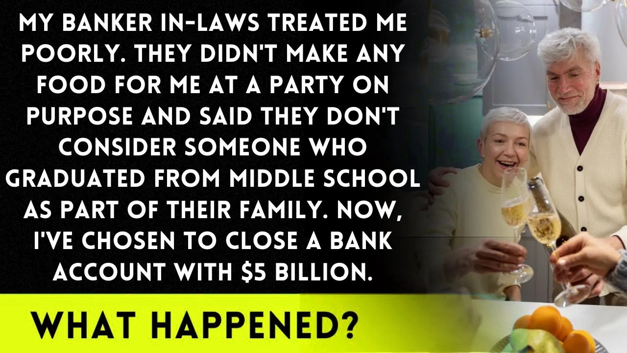 My Son & Daughter in Law's Family Ignored Me for Not Having a Job at Dinner, but They Didn't Kn