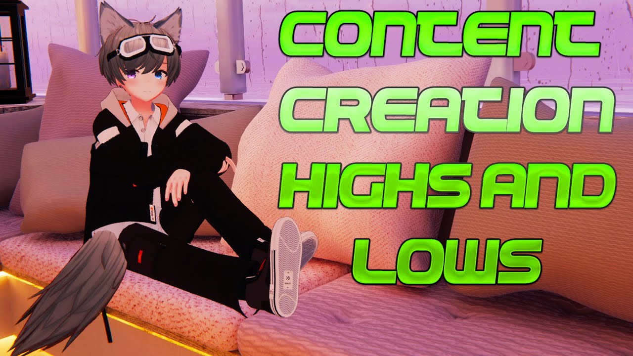 Content Creation Highs and Lows - VRChat Vtuber vlog