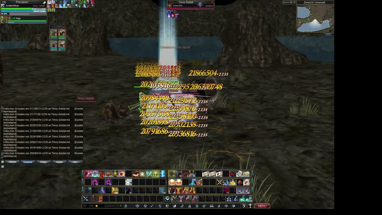 Rappelz private server Gambit - Lv236 Slayer - Twilight human