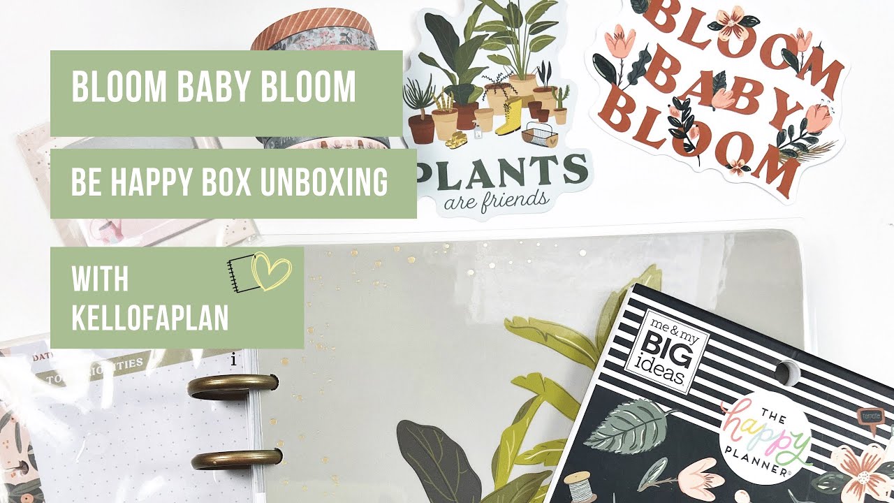 Plant a Happy Life- Be Happy Box from The Happy Planner