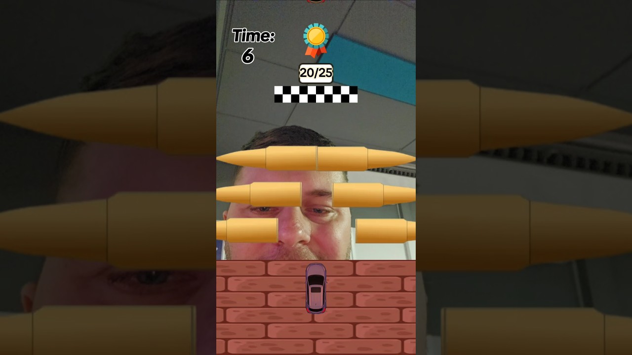 Drive the cars to the FInish Line Filter Challenge  #maroi #funny   #memes