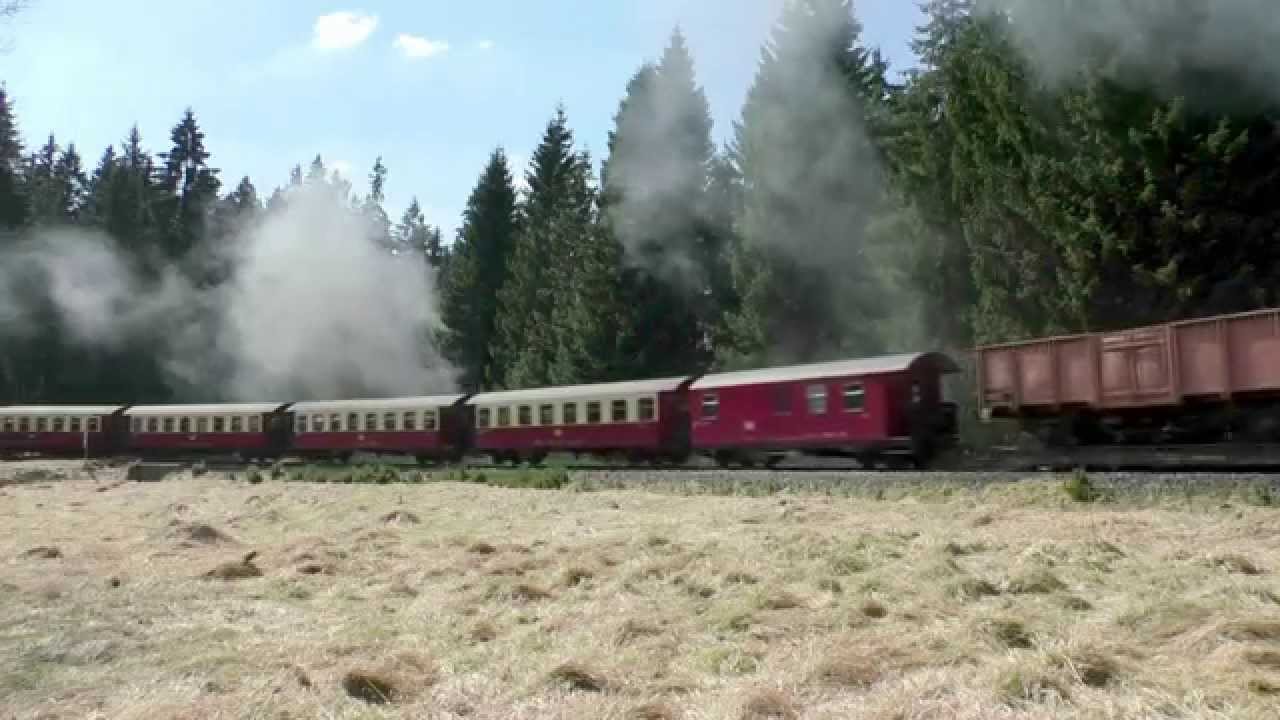 60 Jahre Brockenlok / Scheinanfahrten auf der HSB von Wernigerode und Nordhausen bis Hasselfelde