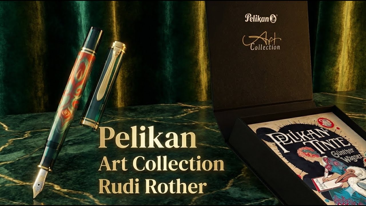 Pelikan Souverän M600 Art Collection Rudi Rother Dolma Kalem
