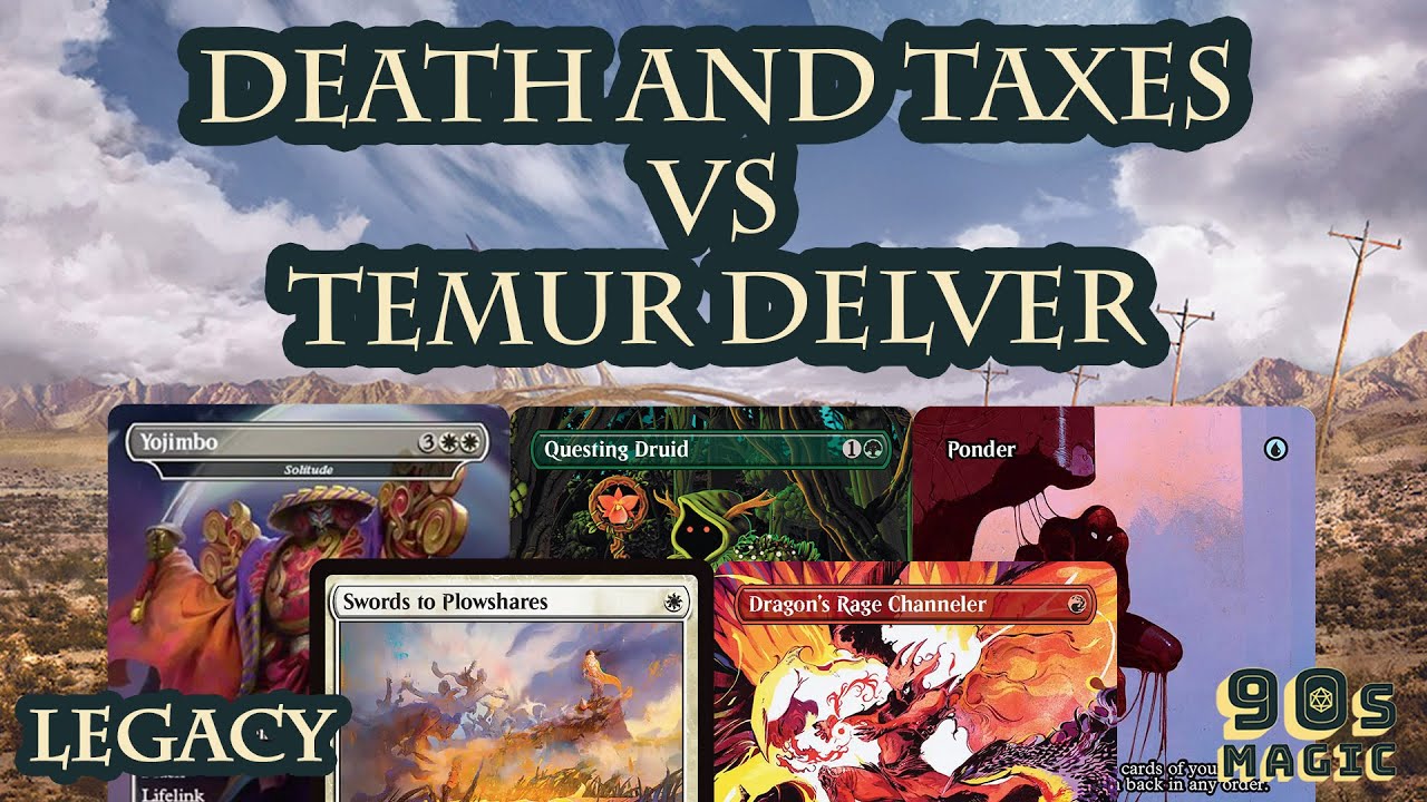 Death and Taxes vs Temur Delver [MTG Legacy]