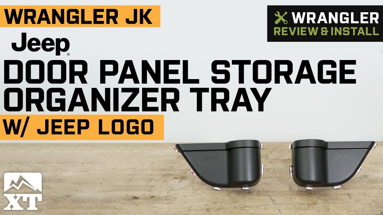 Jeep Wrangler JK Officially Licensed Jeep Door Panel Storage Organizer Tray Review & Install