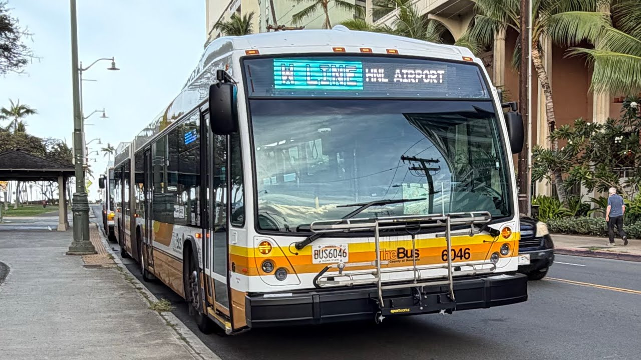Honolulu TheBus #6046 [2023 NovaBus LFSA] W LINE-HONOLULU Airport