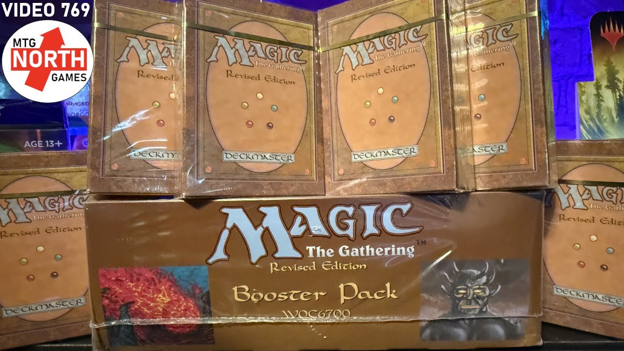 1994 MTG Revised Booster Box with Starter Decks $15000 Opening!