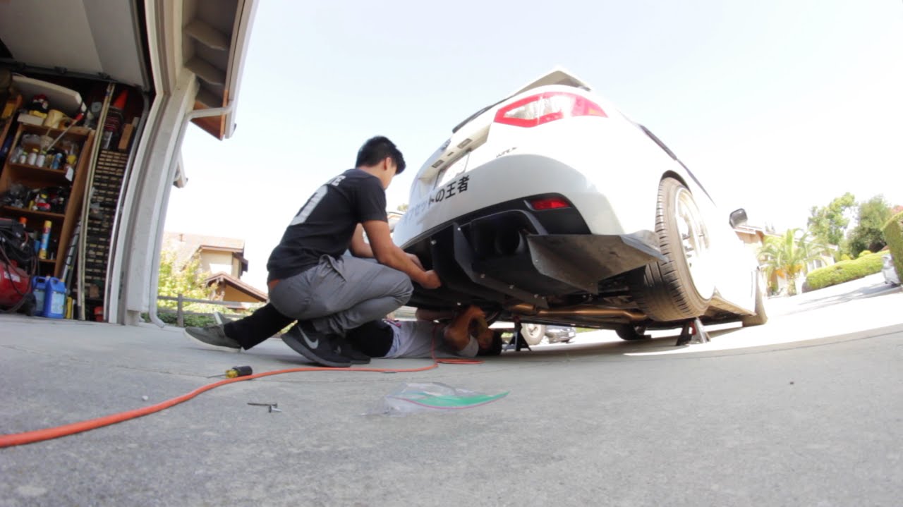 Custom Con10der8 Diffuser Install On Bagged WRX