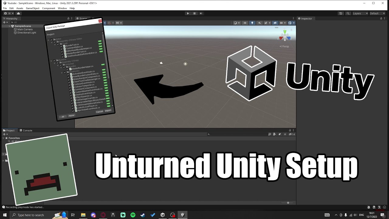 Unturned Modding | Unity Setup