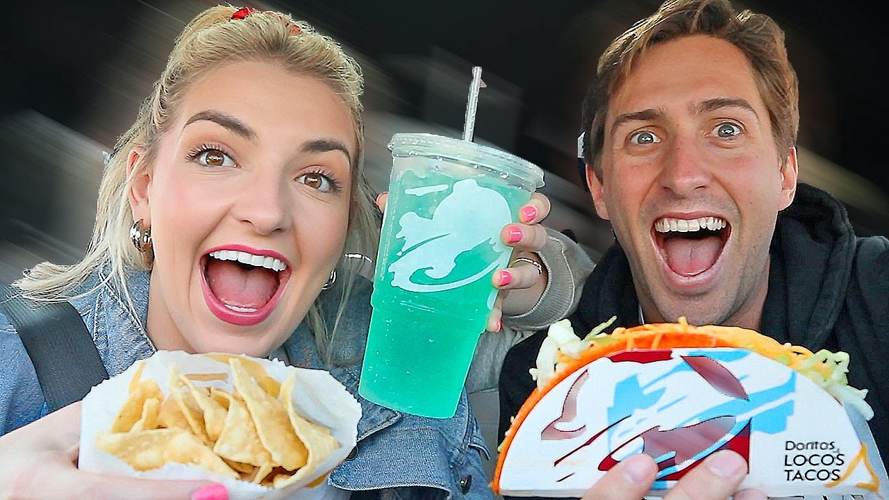 TACO BELL MUKBANG w/ MY FIANCE CAPRON!