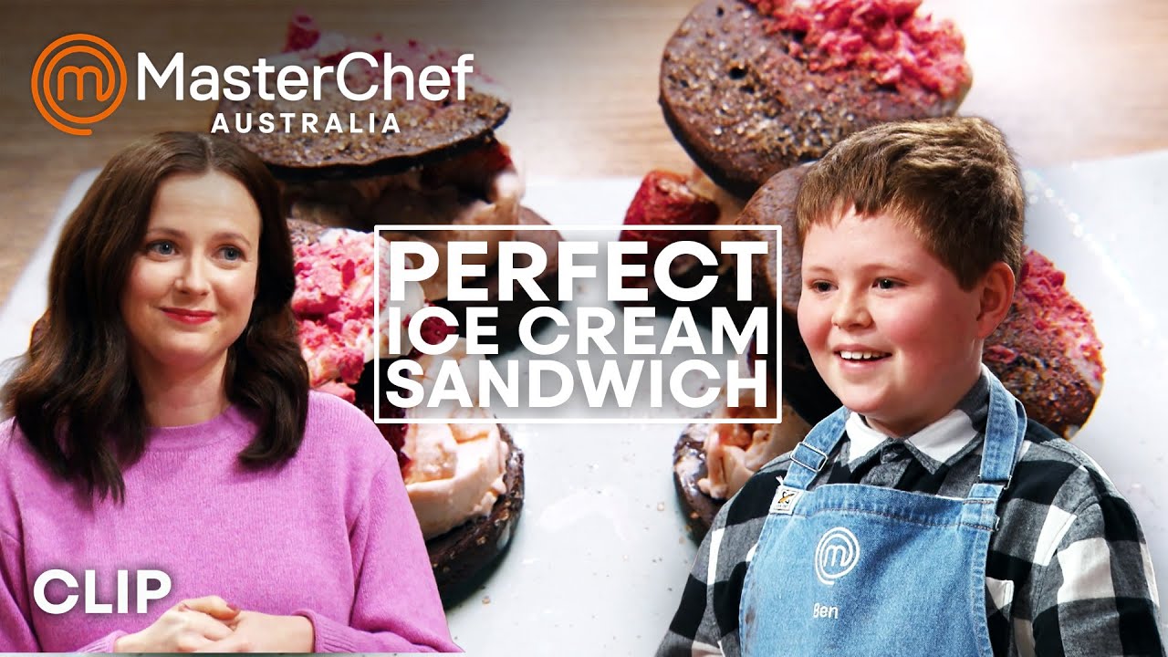 The Perfect Ice Cream Sandwich | Junior MasterChef Australia | MasterChef World
