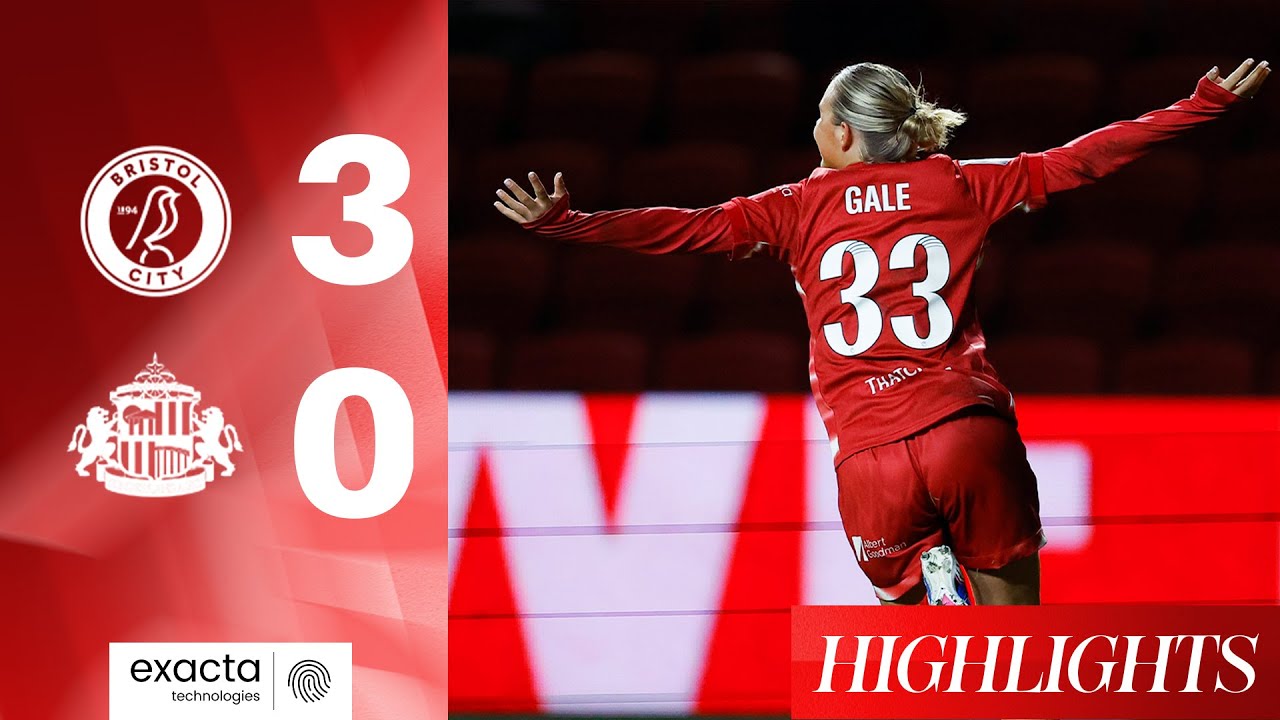GALE BRACE IN BIG WIN! 🎯 | Bristol City 3-0 Sunderland | Highlights