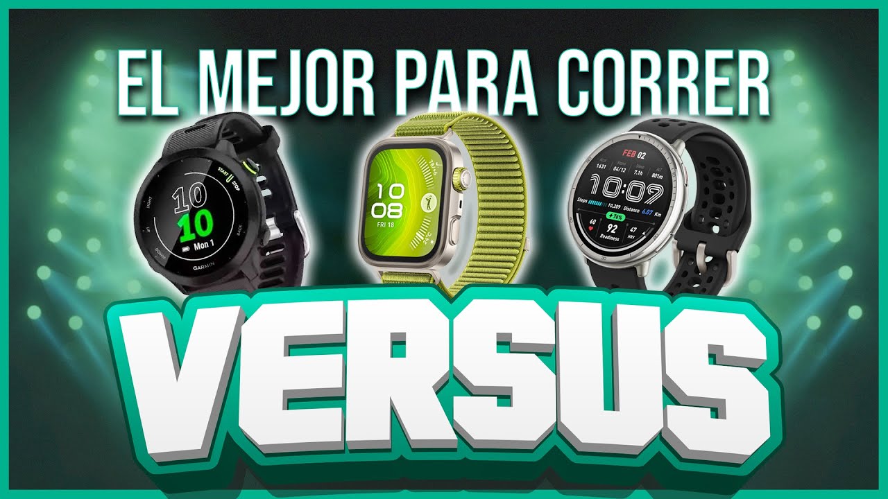 MEJOR SMARTWATCH PARA EMPEZAR A CORRER por -200&euro; | Mi experiencia con Garmin Amazfit, Huawei 🏃🏻