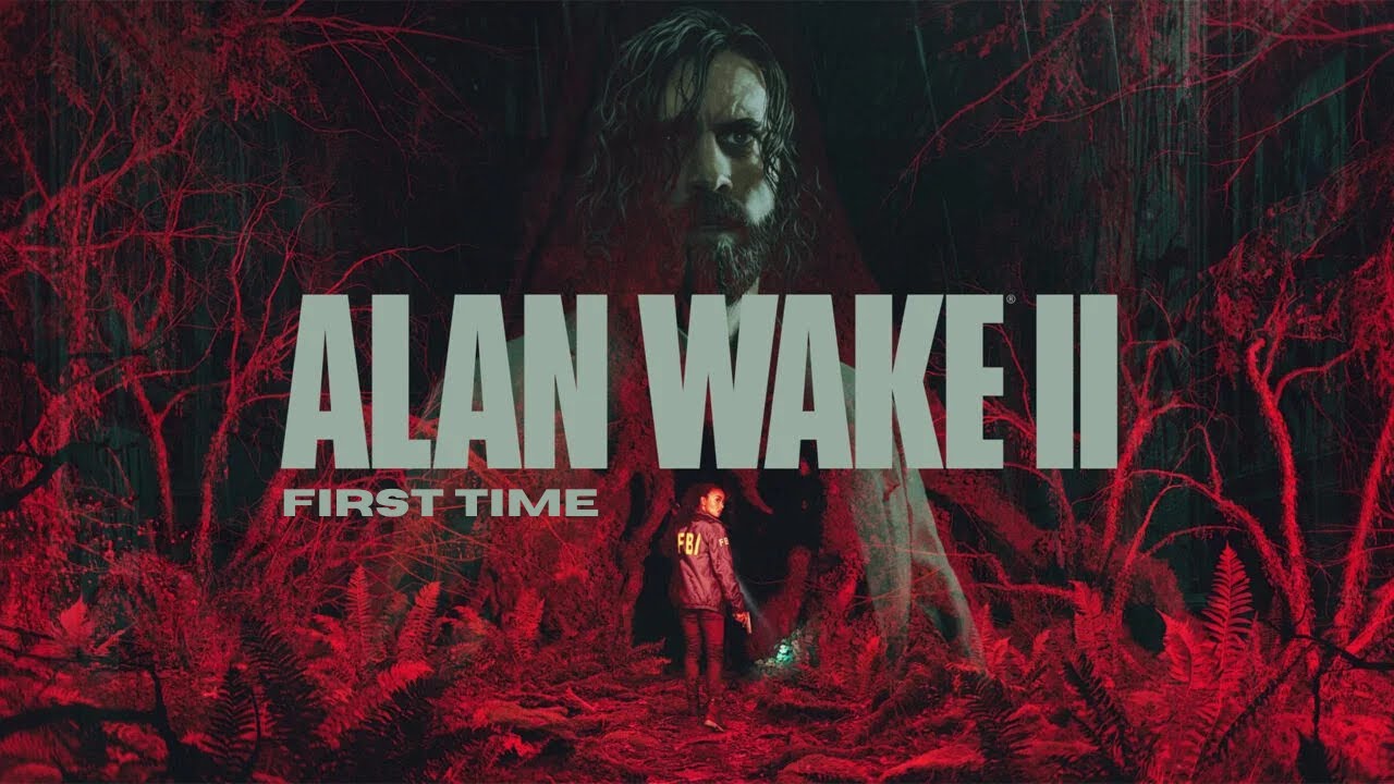 Alan Wake 2 first time playing don't get scared now horror game