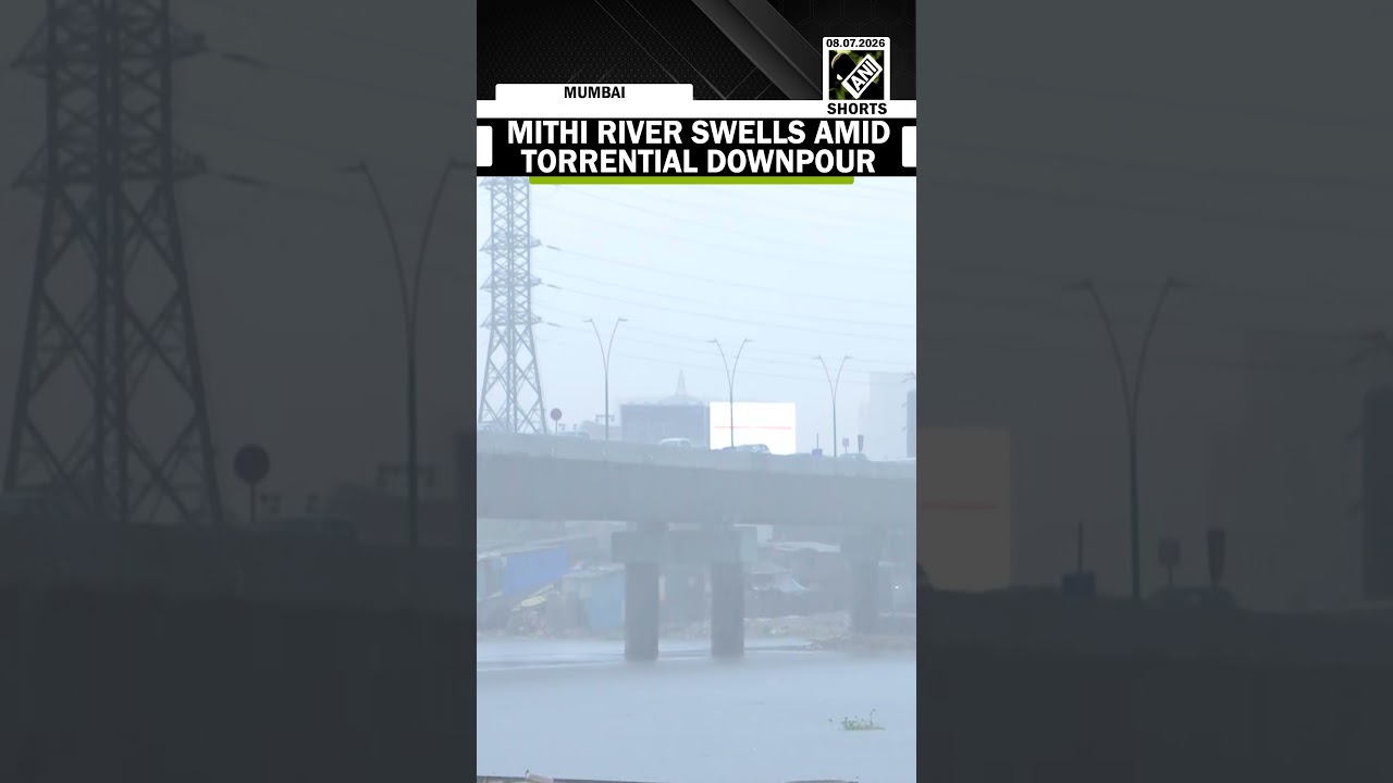 Mithi River in spate as Mumbai witnesses heavy downpour across all the areas