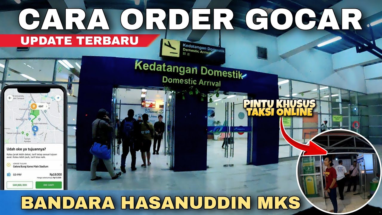 PESAN GOCAR DI BANDARA SULTAN HASANUDDIN MAKASSAR TERBARU 2023 - Cak Hanto