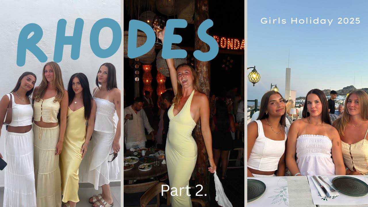 Greek Nightlife & Beach Days | Rhodes 2025
