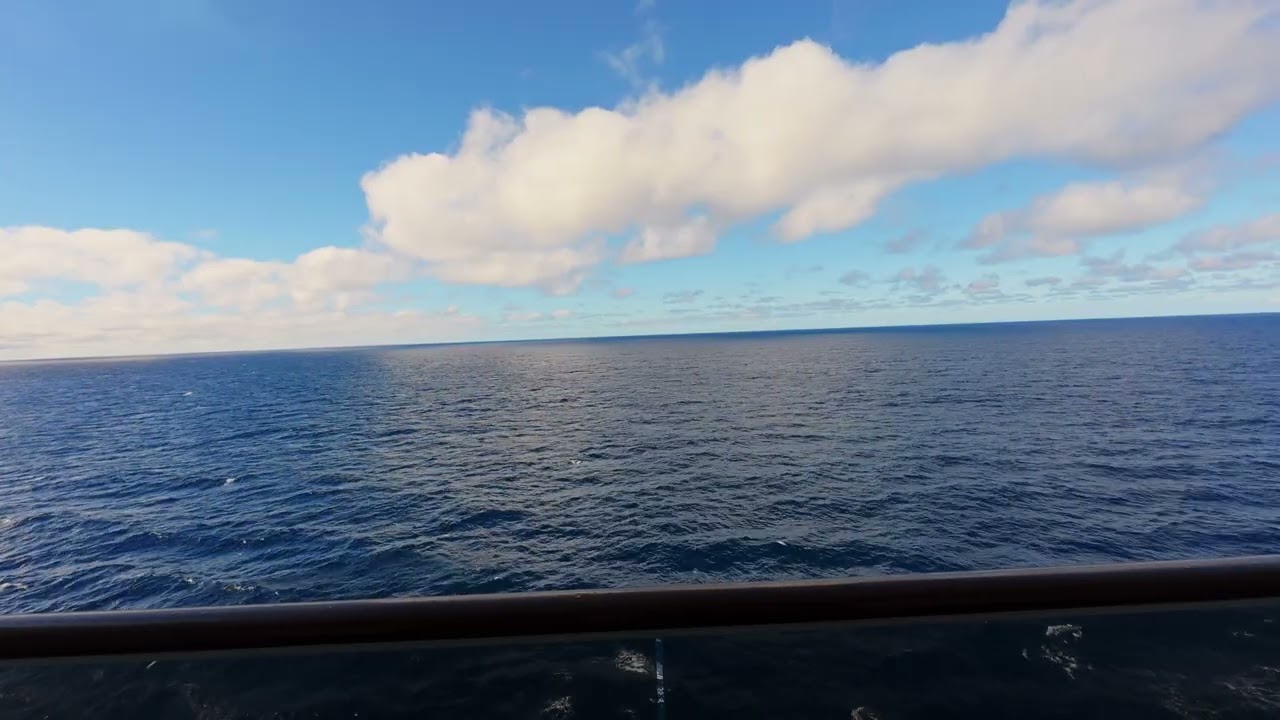 Ocean Balcony ASMR 🌊 Cruise Ship Ambient Sounds for Deep Sleep, Relaxation & Stress Relief