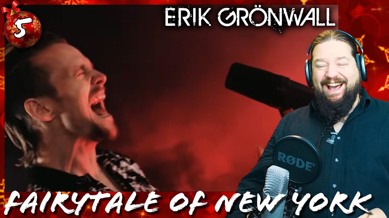FAIRYTALE OF NEW YORK - Erik Grönwall | CHRISTMAS REACTION